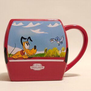 Disney Parks Cute Skyliner Stoneware Mug Chip Dale Mickey Minnie 20 Oz 568 mL